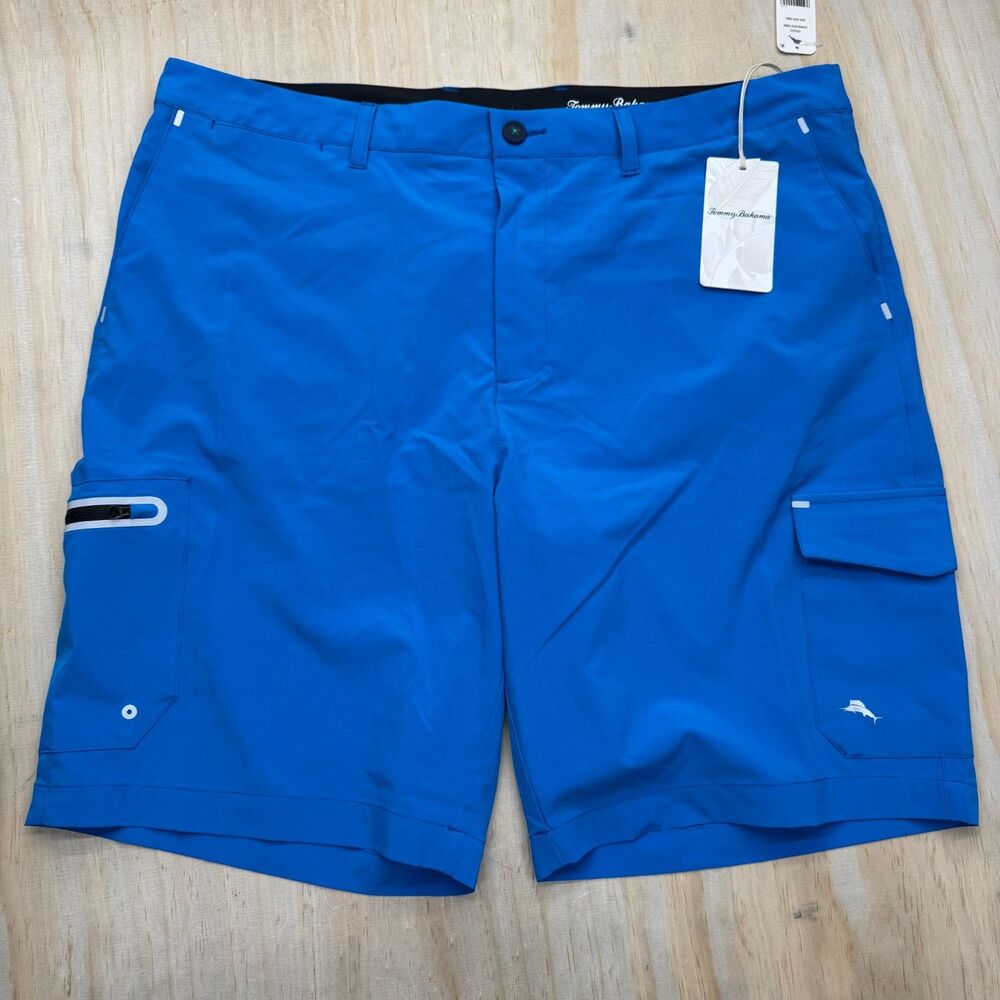 NEW Tommy Bahama Cayman Isles Cargo Shorts Blue Canal z 40 ST924676-5253